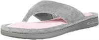 Dearfoams womens Melanie Colorblocked Microfiber