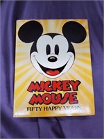 1977 Mickey Mouse Fifty Happy Years Book Good Con