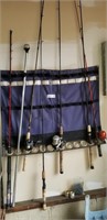 Fishing Poles & Holder