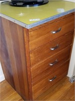 Sewing Cabinet w/contents (see photos)
