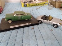 BMW AND 1954 BELAIR MODEL CARS