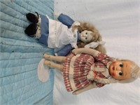 BISQUE DOLL - HEAD ARMS AND LEGS, BOBY CLOTH