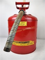 Justrite 5 gallon gas safety can