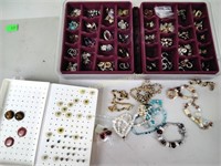 Costume jewelry: earrings, bracelets, etc.