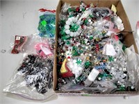 Plastic craft beads & safety pins