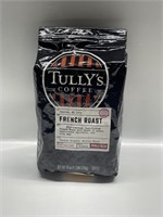 510g TULLY'S COFFEE FRENCH ROAST WHOLE BEAN COFFEE