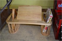 Wooden lap desk or table