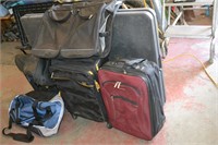 2 Carry-Ons - 2 Duffel bags - 1 Suit bag
