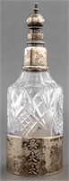 Chinese Crystal & Silver Mounted Decanter