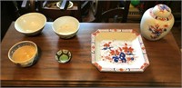 Vintage Norleans Japanese Plate & Ginger Jar