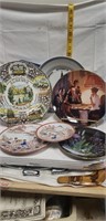 Group of collectors plates