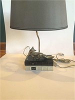 FOX AND BOOK ELECTRIC LAMP