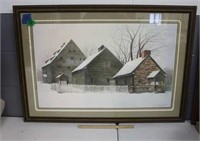 Winter Scene Print Signed & Numbered