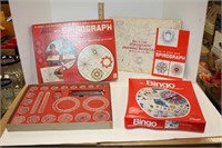 Vintage Spirograph & Bingo Games