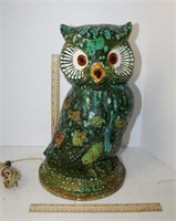 Ceramic Class Project Owl Lamp