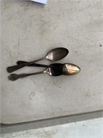 3 SILVER PLATED SPOONS