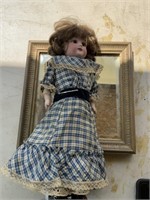 BABY DOLL IN GLASS CASE