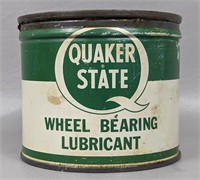 Vintage Quaker State Wheel Bearing Lubricant Can