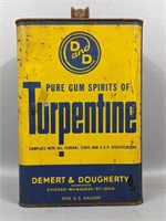 D & D Turpentine One Gallon Can