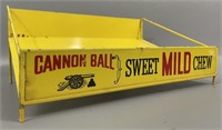 Vintage Cannon Ball Tobacco Advertising Display