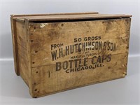 W.H. Hutchinson & Son Inc. Bottle Caps Crate