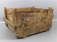 Vintage Military Wooden Crate