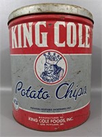 Vintage King Cole Potato Chips Tin