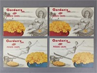 Gordon’s Potato Chips New Old Stock Advertising
