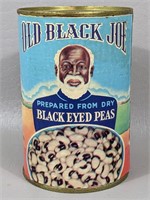 Vintage Old Black Joe Black Eyed Peas Can