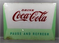 Vintage Coca-Cola Plastic Back Lit Sign