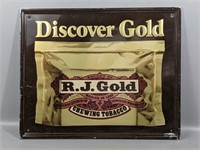 1981 R.J. Gold Chewing Tobacco Metal Sign