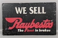Vintage Raybestos Brakes Advertising Sign