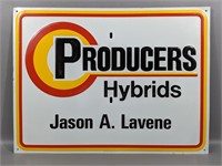 Vintage 1992 Producers Hybrid Embossed Sign