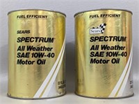 Vintage Sears Spectrum Motor Oil -1Qt