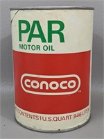 Vintage Conoco Par Motor Oil -1Qt