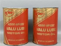 Vintage Kerr-McGee Valu Lube Motor Oil -1Qt