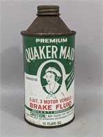 Vintage Quaker Maid Brake Fluid -12oz