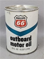 Vintage Phillips 66 Outboard Motor Oil -8oz