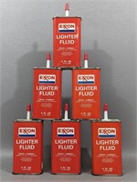 Vintage Exxon Lighter Fluid Tins