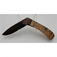 C.J Duebel Folding Pocket Knife Mosaic Damascus B