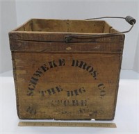 Wood box with Handle - Schweke Bros Co. Reedsburg