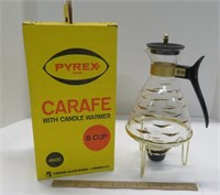 Pyrex Carafe w/ Candle Warmer #4608 - vintage