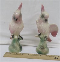 Figurine Set - Cockatoo Parrots - no markings