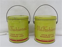 Tin containers - Lard - Crest Packaging -