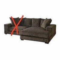 PARTIAL LUXE RIGHT HAND FACING SECTIONAL (RIGHT