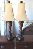 Matching lamps 31.5" T