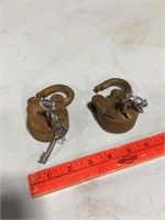 2 reproduction fully functional rustic locks