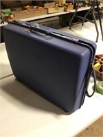 Blue Samsonite suitcase with key #2