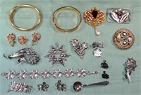 Vintage sterling, gold filled and costume jewelry