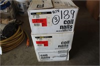 3 Boxes of 8D coil nails